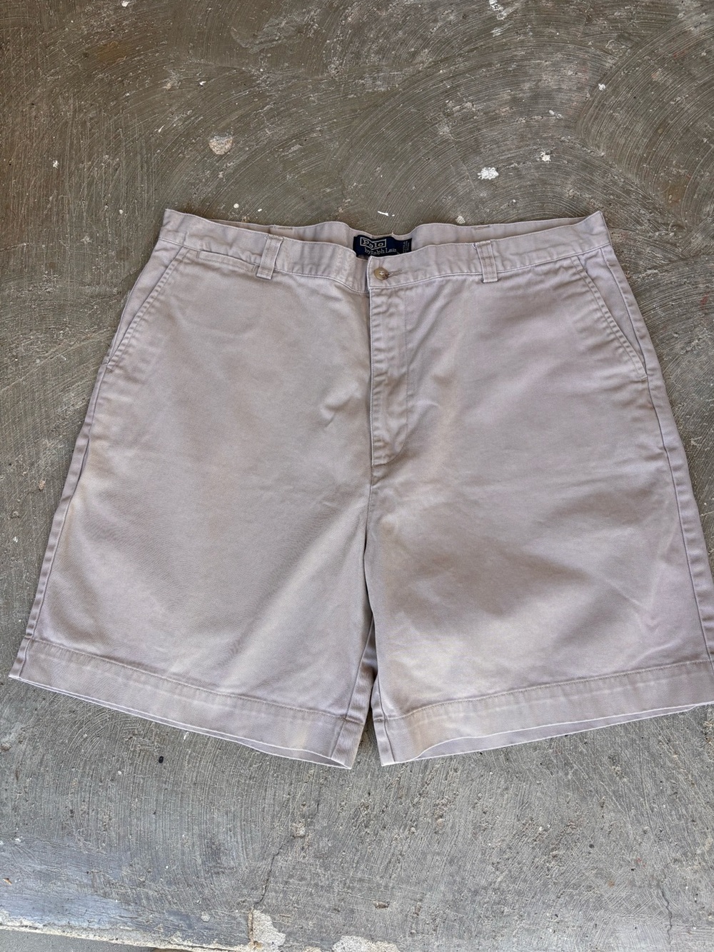 Vintage 90s RL Ralph Lauren POLO Chino Shorts Twill Men’s Size 40 Made In Mexico